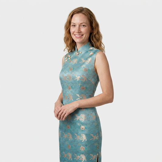 Swift Prosperity on Horseback QiPao/Cheongsam