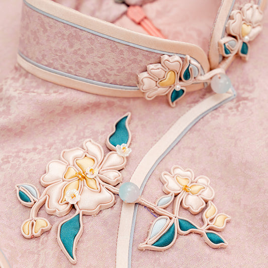 Hibiscus of the Golden Years QiPao/Cheongsam