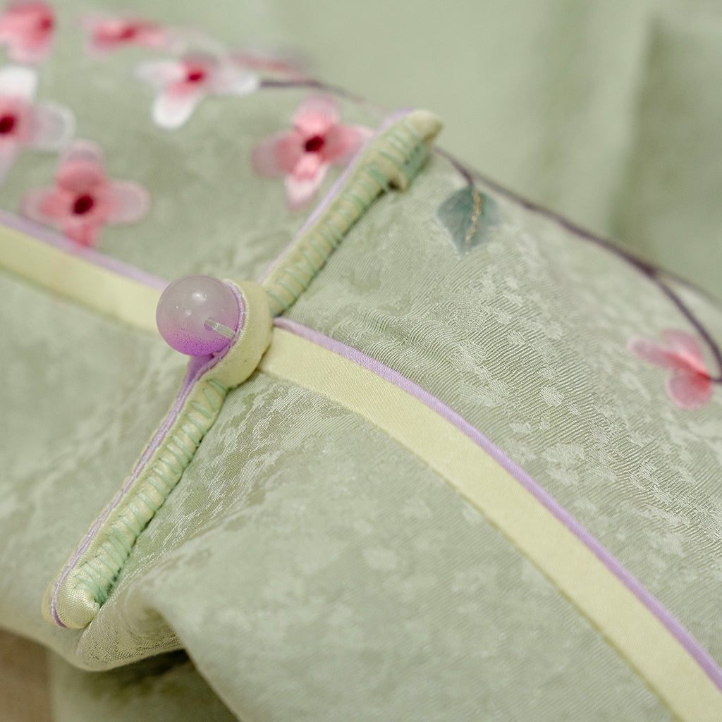 Apricot Bloom & Winged Grace QiPao/Cheongsam