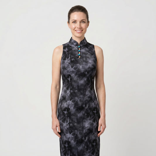 Misty Wings at Dawn QiPao/Cheongsam