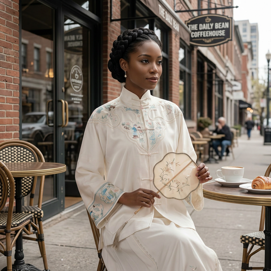 Spring View in the Secret Garden QiPao/Cheongsam