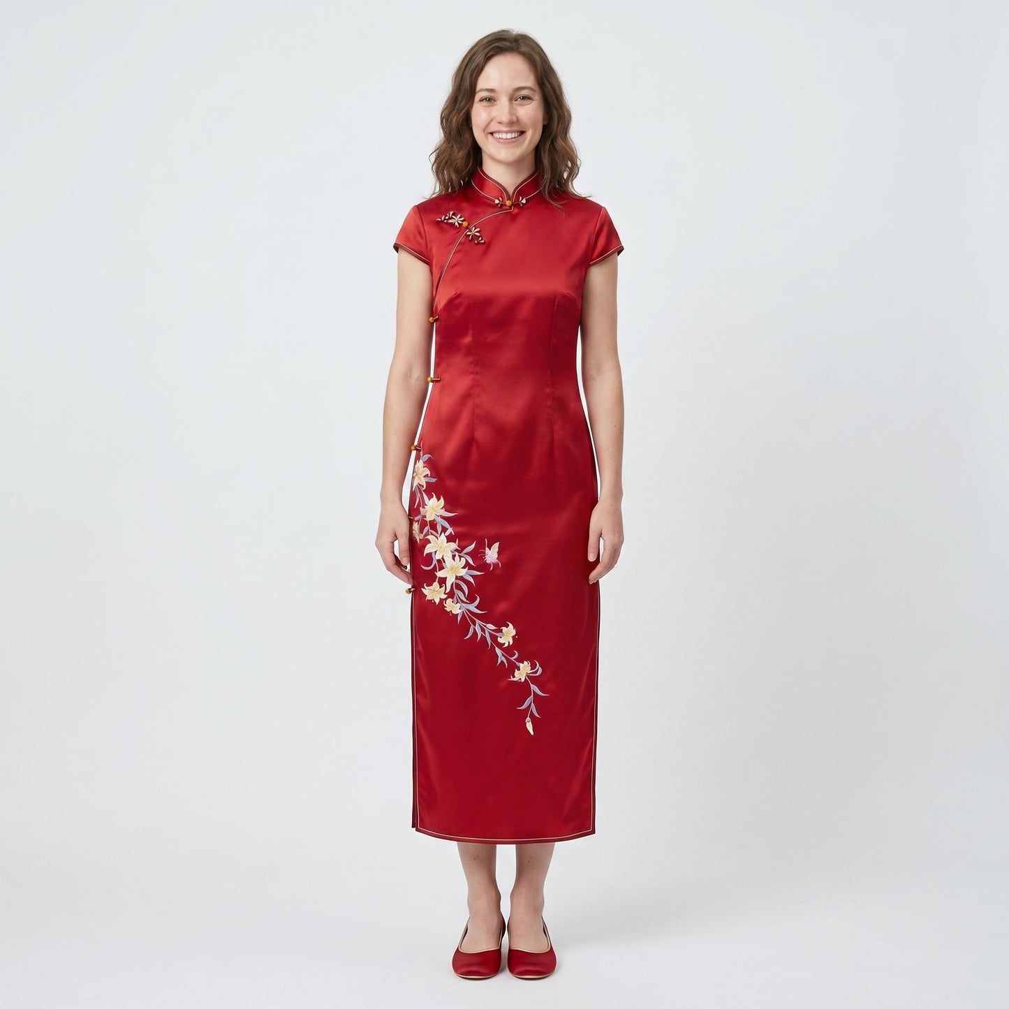 The Lily of Great Fortune  QiPao/Cheongsam