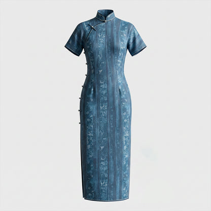 Indigo Ultramarine QiPao/Cheongsam