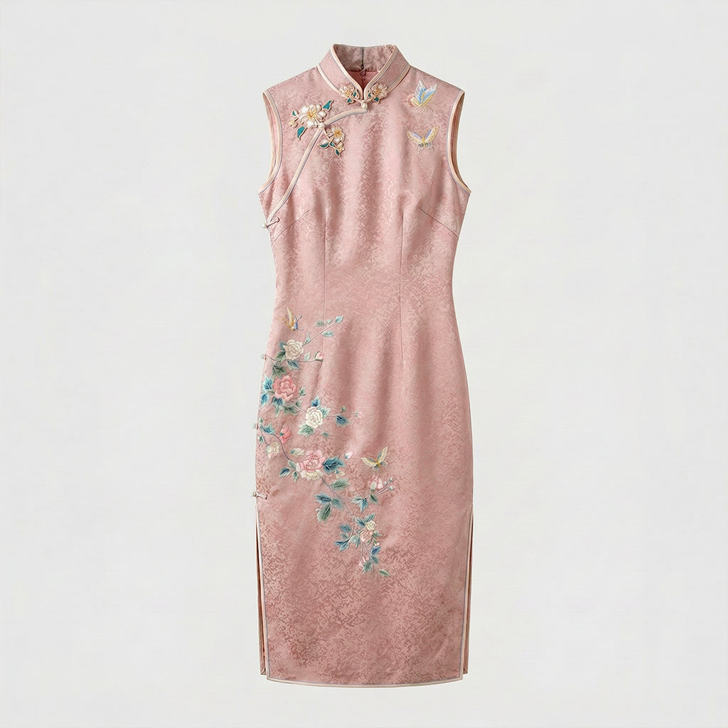 Celestial Deer Amidst Camellias	QiPao/Cheongsam