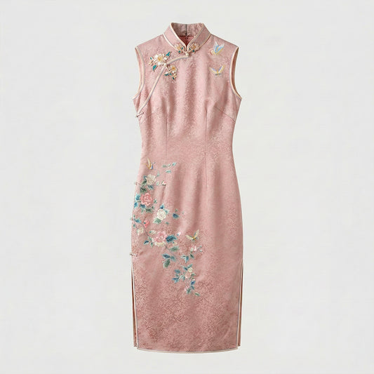 Celestial Deer Amidst Camellias	QiPao/Cheongsam