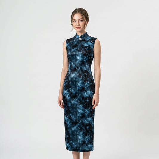 Drifting Wings, Soft Hues QiPao/Cheongsam