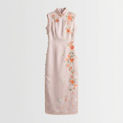 Pomegranate Blossom & Dancing Wings QiPao/Cheongsam
