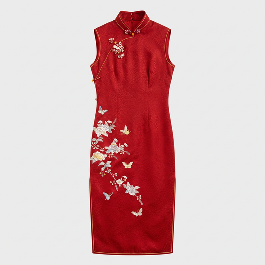 Imperial Spring Peony Bloom QiPao/Cheongsam