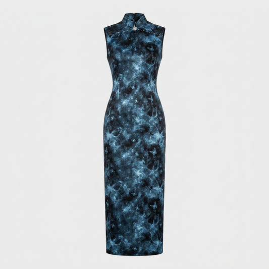 Drifting Wings, Soft Hues QiPao/Cheongsam