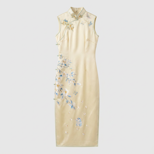 Squirrel in the Camellia Garden	QiPao/Cheongsam