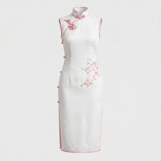 Peach Blossoming Fable QiPao/Cheongsam