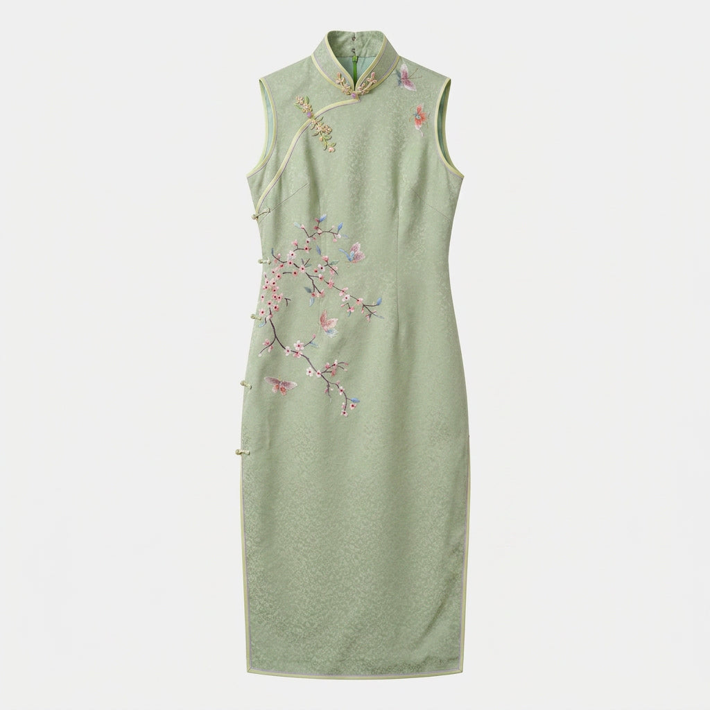 Apricot Bloom & Winged Grace	QiPao/Cheongsam