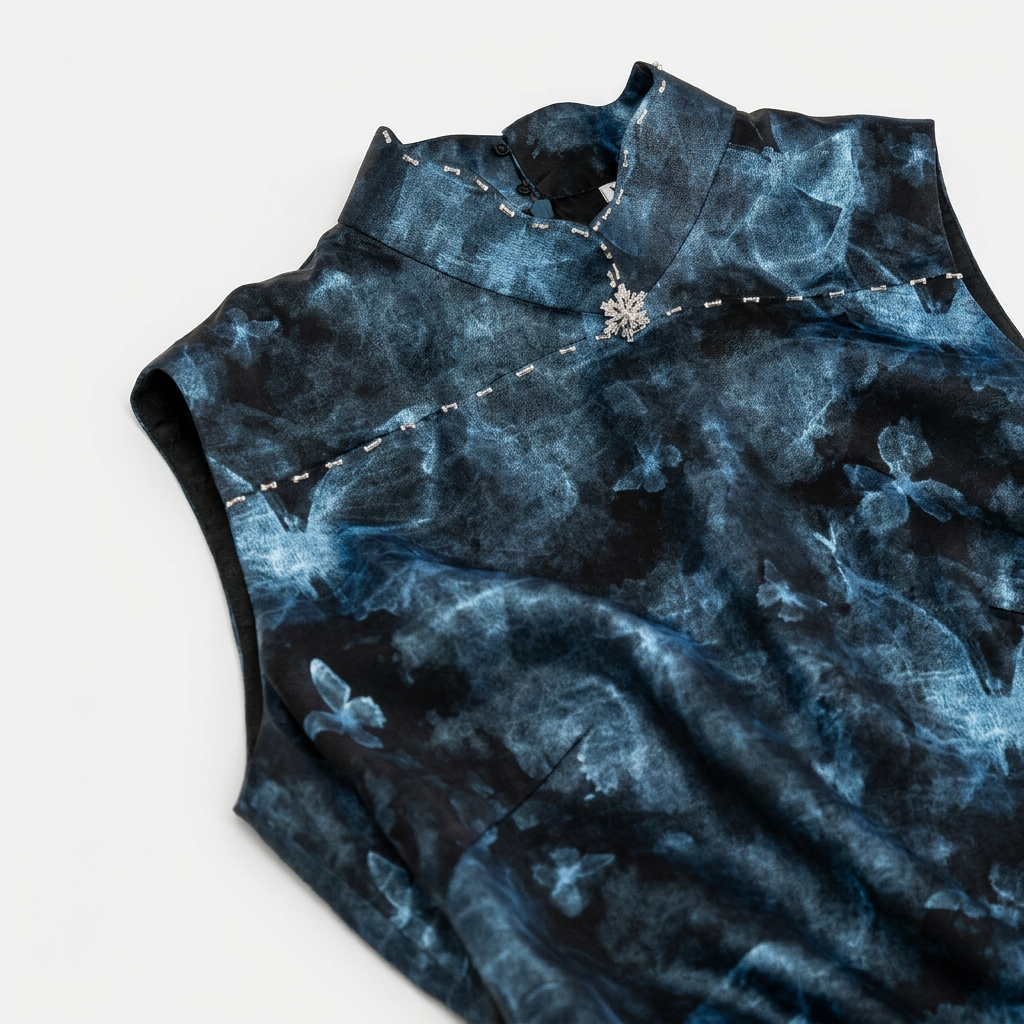 Drifting Wings, Soft Hues QiPao/Cheongsam