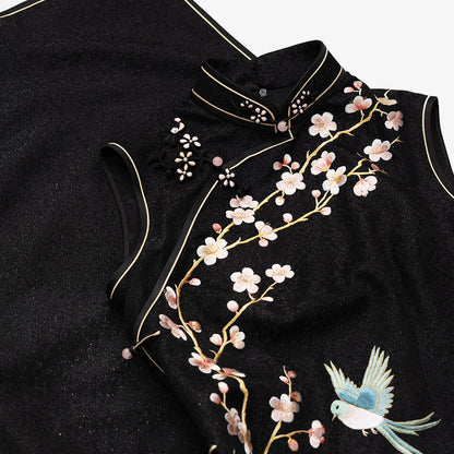 Twin Blossoms of Winter QiPao/Cheongsam