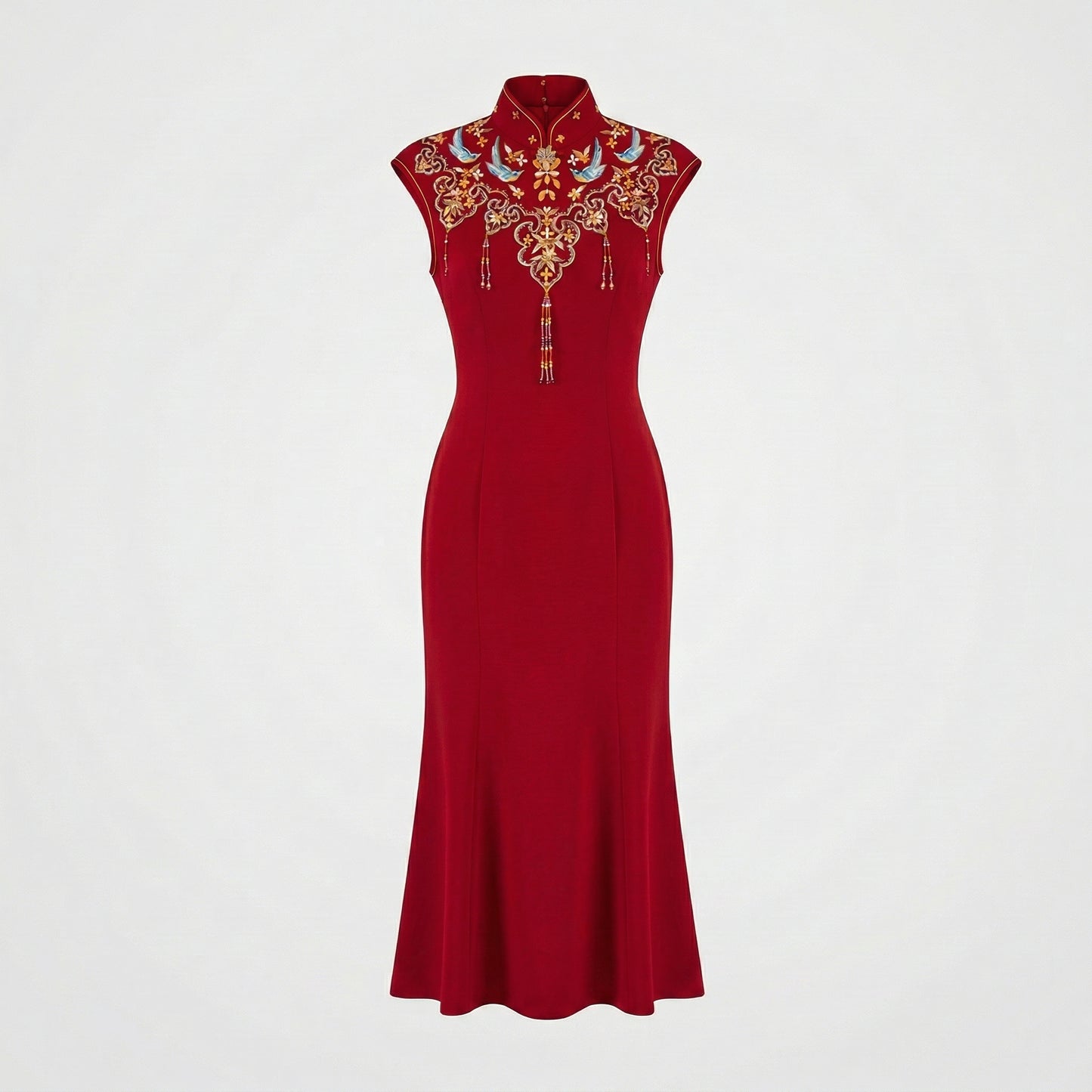 Joy Upon the Golden Branch QiPao/Cheongsam