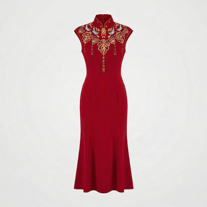 Joy Upon the Golden Branch QiPao/Cheongsam