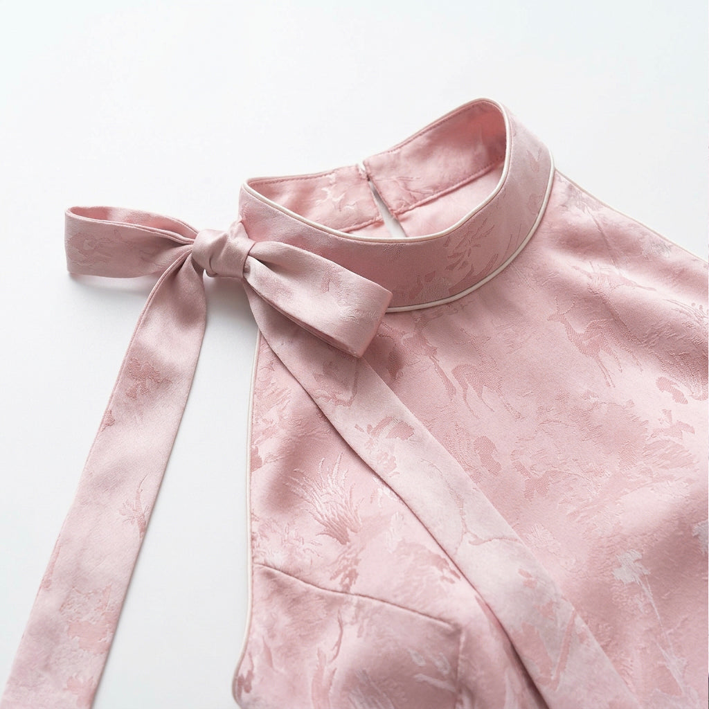 Ethereal Fawn Silhouette QiPao/Cheongsam