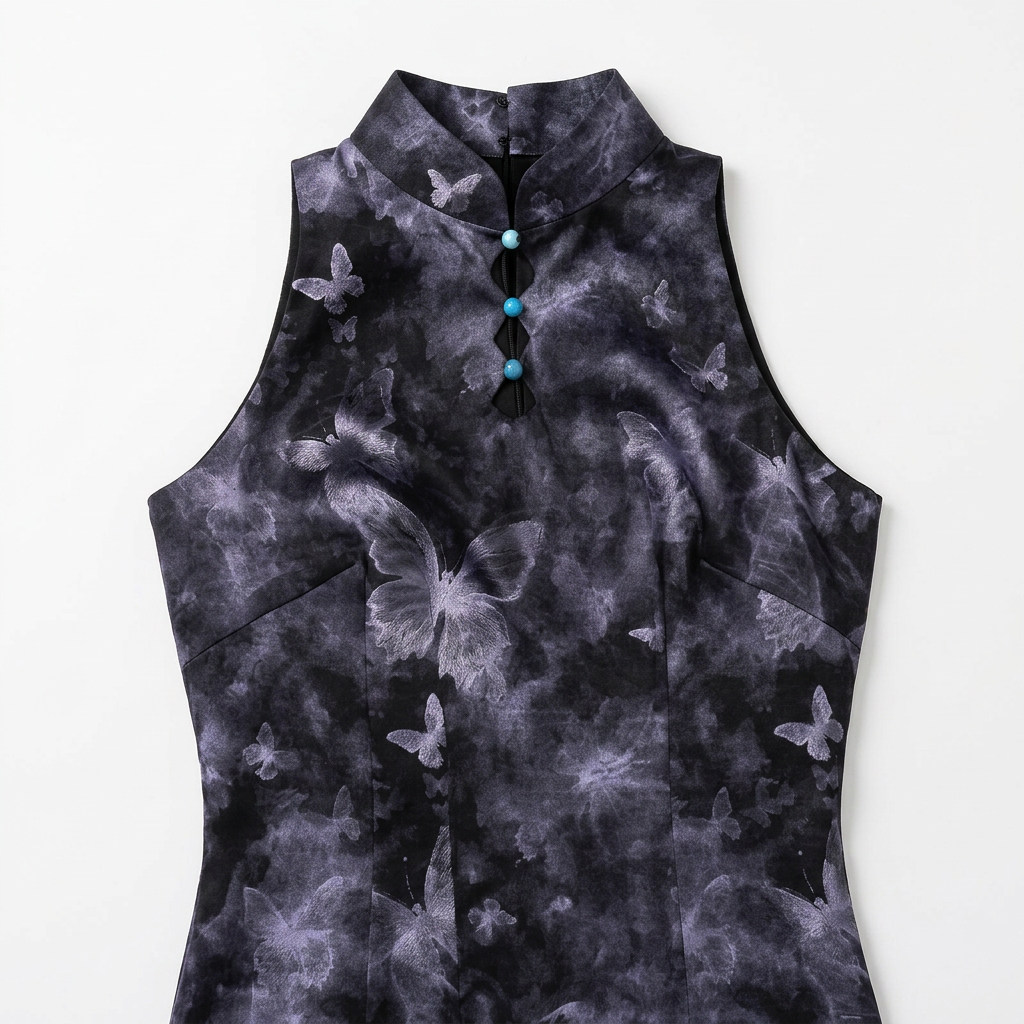 Misty Wings at Dawn QiPao/Cheongsam
