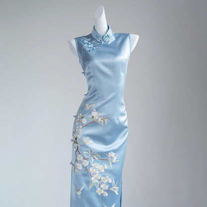 The Apricot Blossom Rain QiPao/Cheongsam