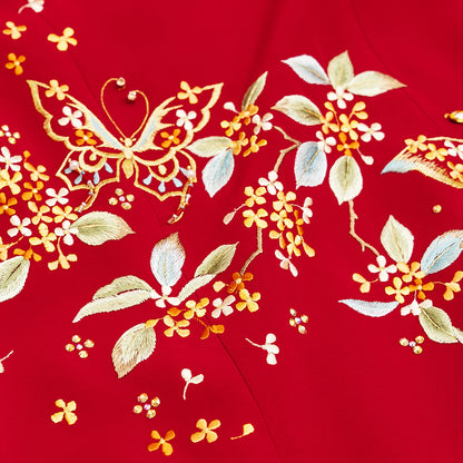 Moonlit Osmanthus & Butterfly QiPao/Cheongsam