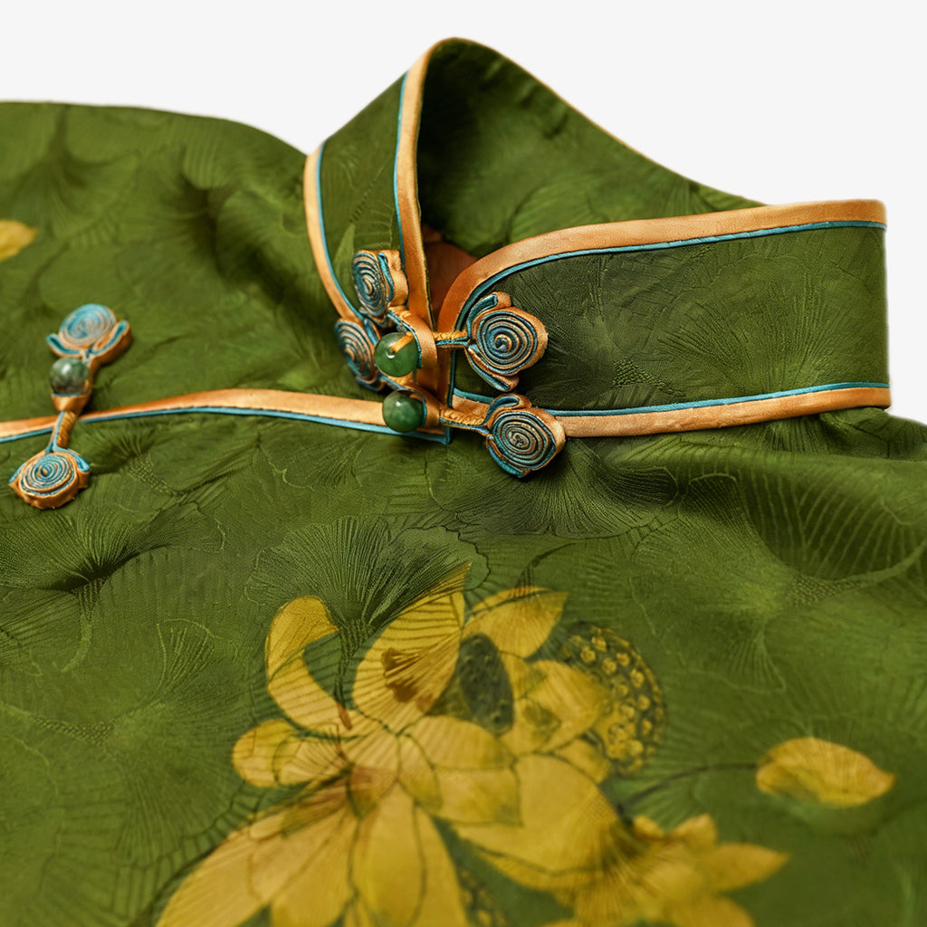 Painted Realms of Mountains and Rivers QiPao/Cheongsam