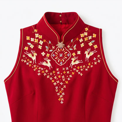 The Fawn in Scented Woods QiPao/Cheongsam