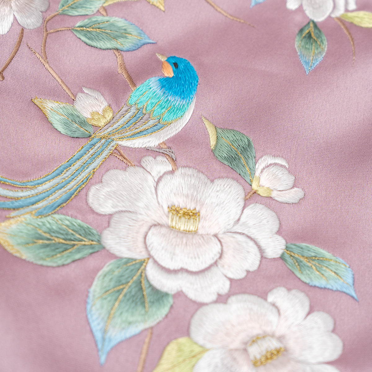 Sacred Bird & Red Camellia	QiPao/Cheongsam