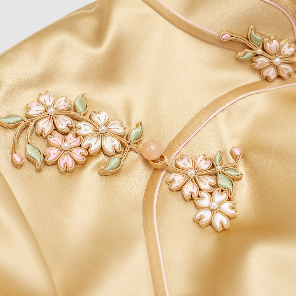 Begonia and the Songbird QiPao/Cheongsam