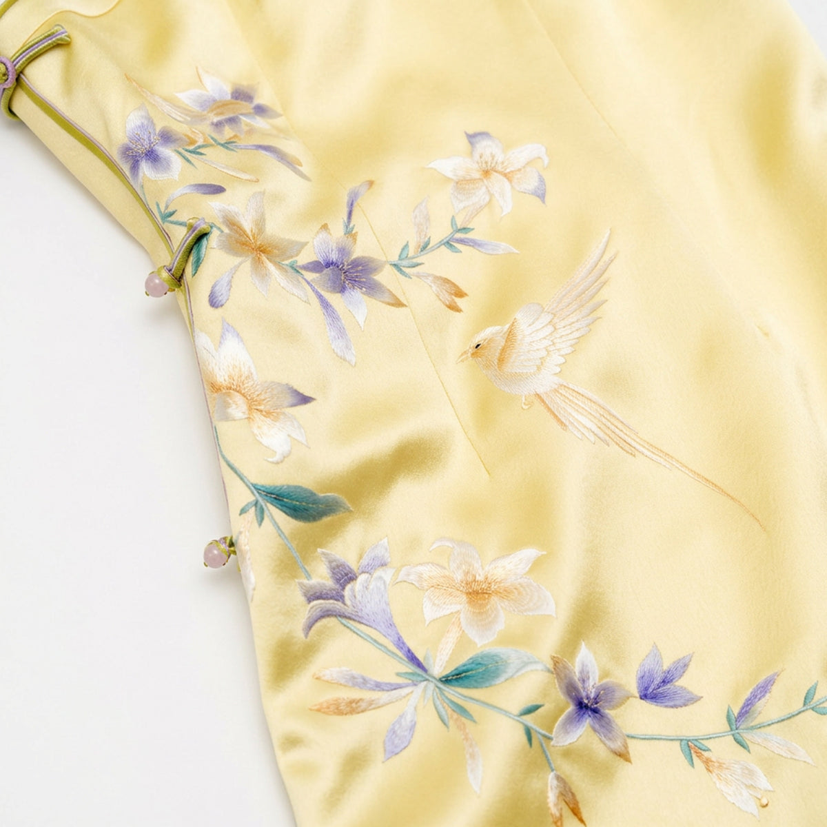 Golden Wind & Jade Dew QiPao/Cheongsam