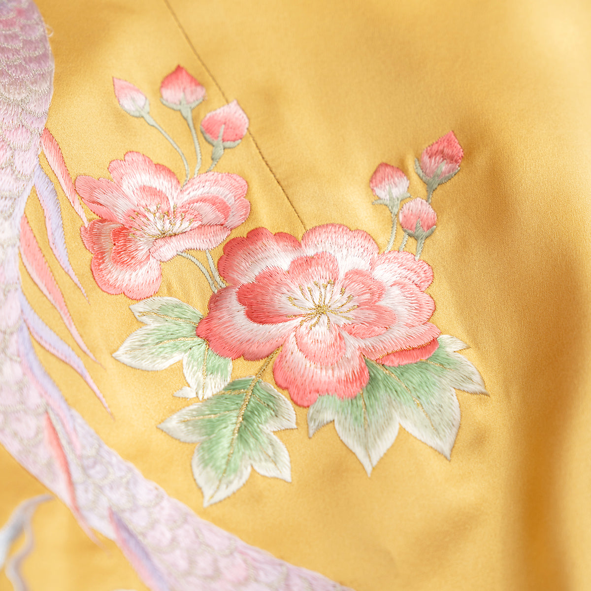 The Imperial Loong & Hibiscus  QiPao/Cheongsam