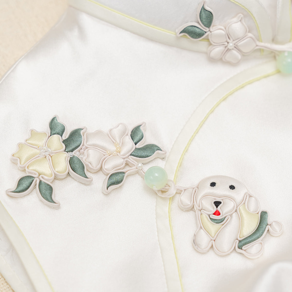 The Fragrant Puppy & Jasmine 	QiPao/Cheongsam