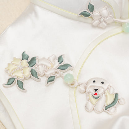 The Fragrant Puppy & Jasmine 	QiPao/Cheongsam