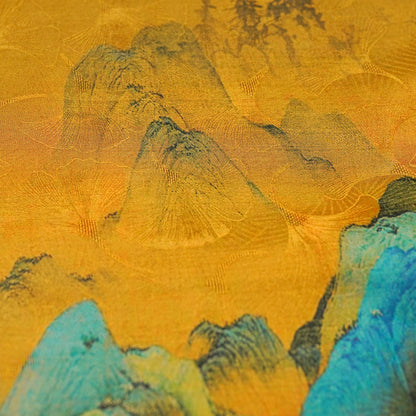Painted Realms of Mountains and Rivers QiPao/Cheongsam