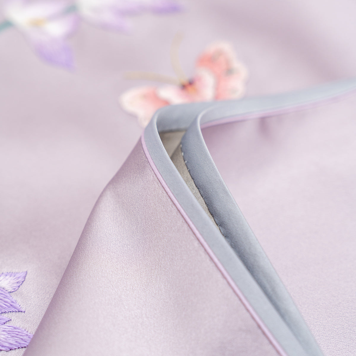 Noble Orchid in Royal Purple QiPao/Cheongsam