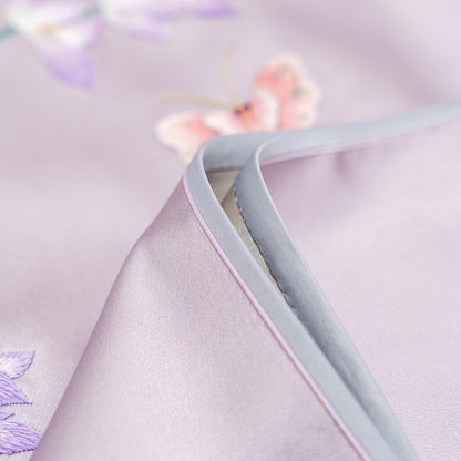 Noble Orchid in Royal Purple QiPao/Cheongsam