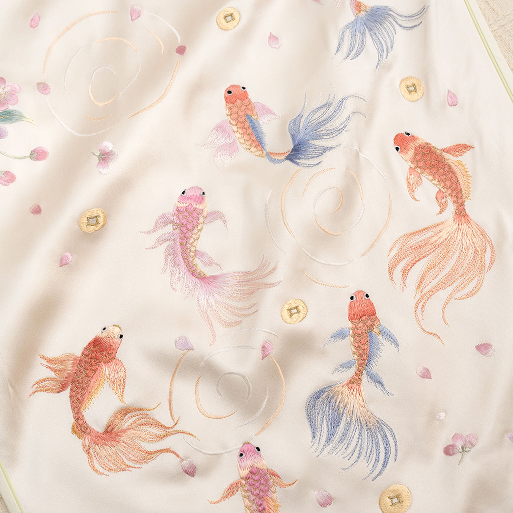 Opulence in the Crabapple Garden  QiPao/Cheongsam