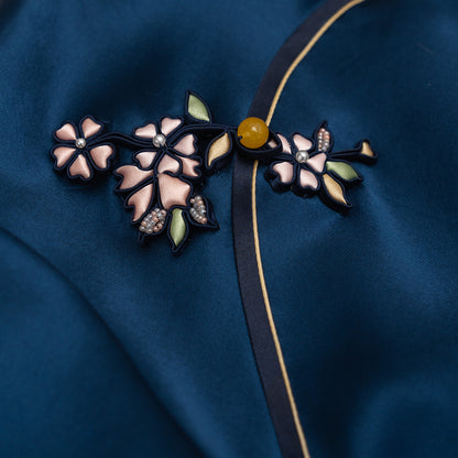 Peach Blossom in the Night QiPao/Cheongsam