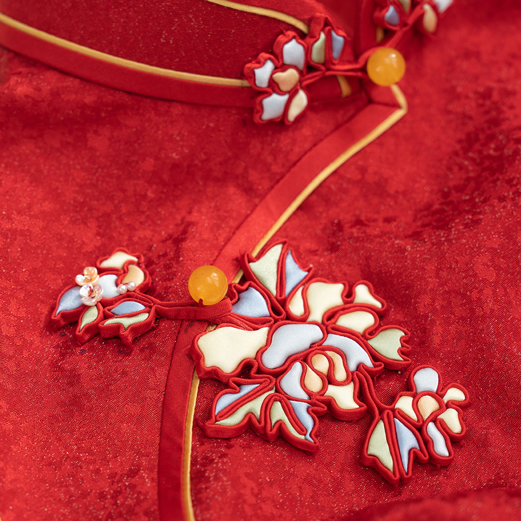 Imperial Spring Peony Bloom QiPao/Cheongsam