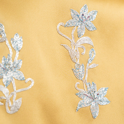 The Noble Gilded Lily QiPao/Cheongsam