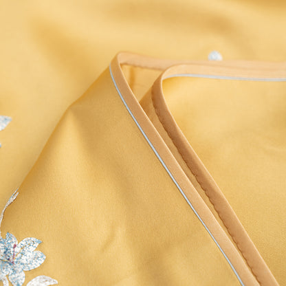 The Noble Gilded Lily QiPao/Cheongsam