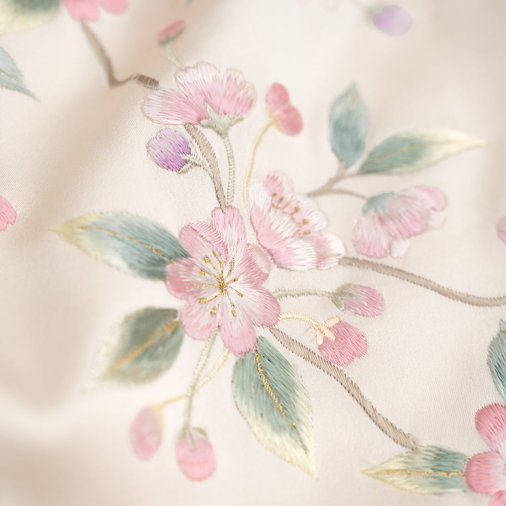 Opulence in the Crabapple Garden  QiPao/Cheongsam