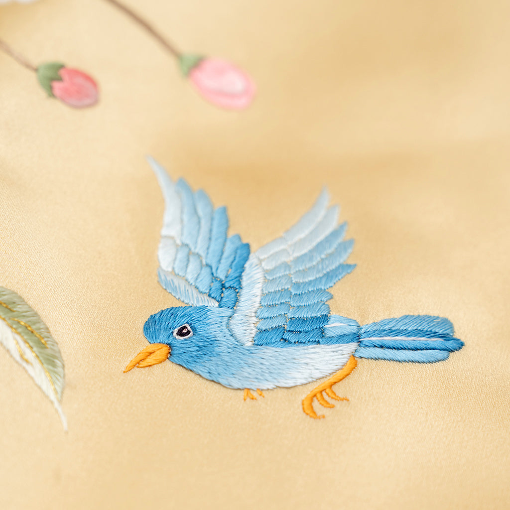 Begonia and the Songbird QiPao/Cheongsam