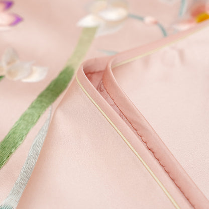 The Swan & White Narcissus QiPao/Cheongsam