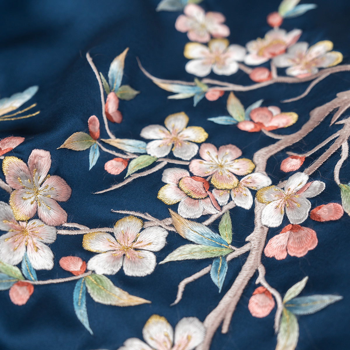 Peach Blossom in the Night QiPao/Cheongsam