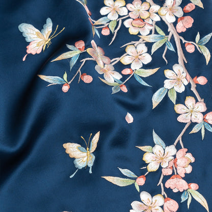 Peach Blossom in the Night QiPao/Cheongsam