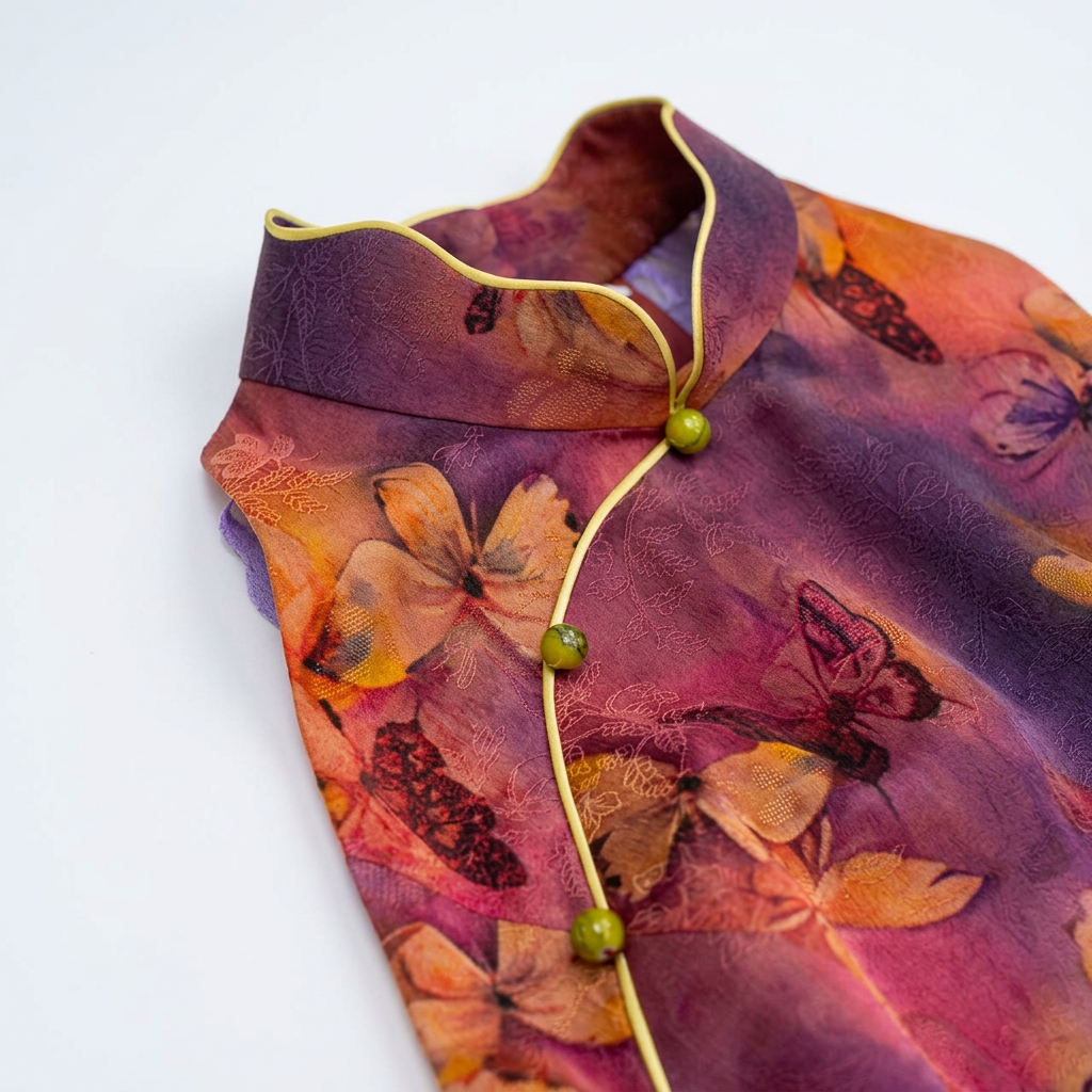 Butterfly’s Revelry in Blooms QiPao/Cheongsam