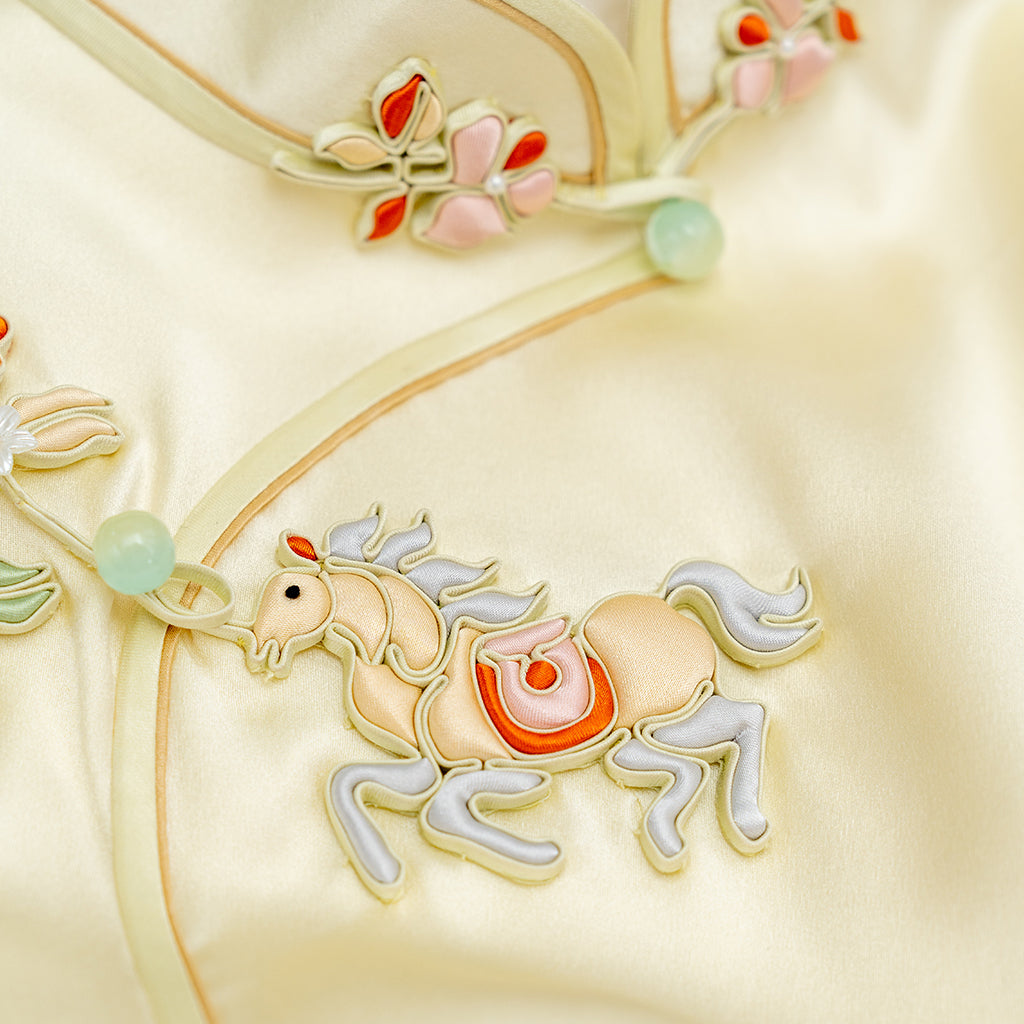 Blossoms in Every Step QiPao/Cheongsam