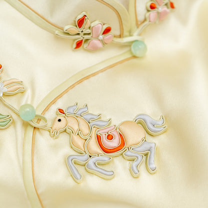 Blossoms in Every Step QiPao/Cheongsam