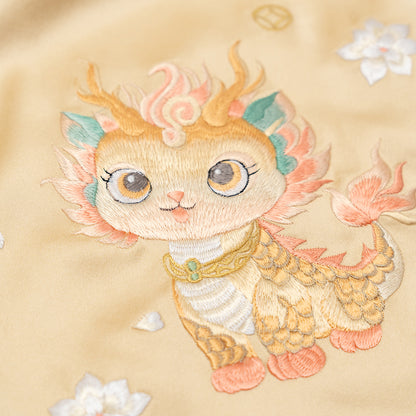 The Mythic Kylin & Gardenia QiPao/Cheongsam