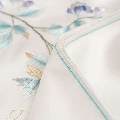 Misty Violet Hibiscus Bloom QiPao/Cheongsam